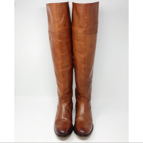 Frye Anthropologie Over the Knee Leather Boots - Picture 2 of 12